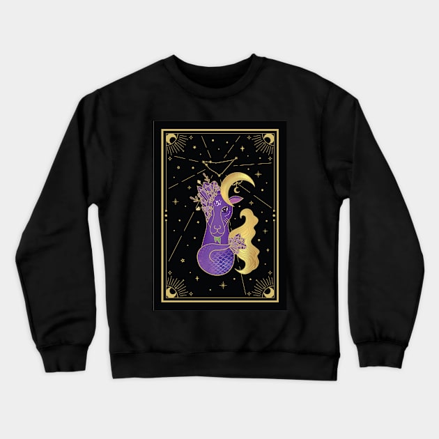 Capricorn 2022 Design Crewneck Sweatshirt by moonstruck crystals